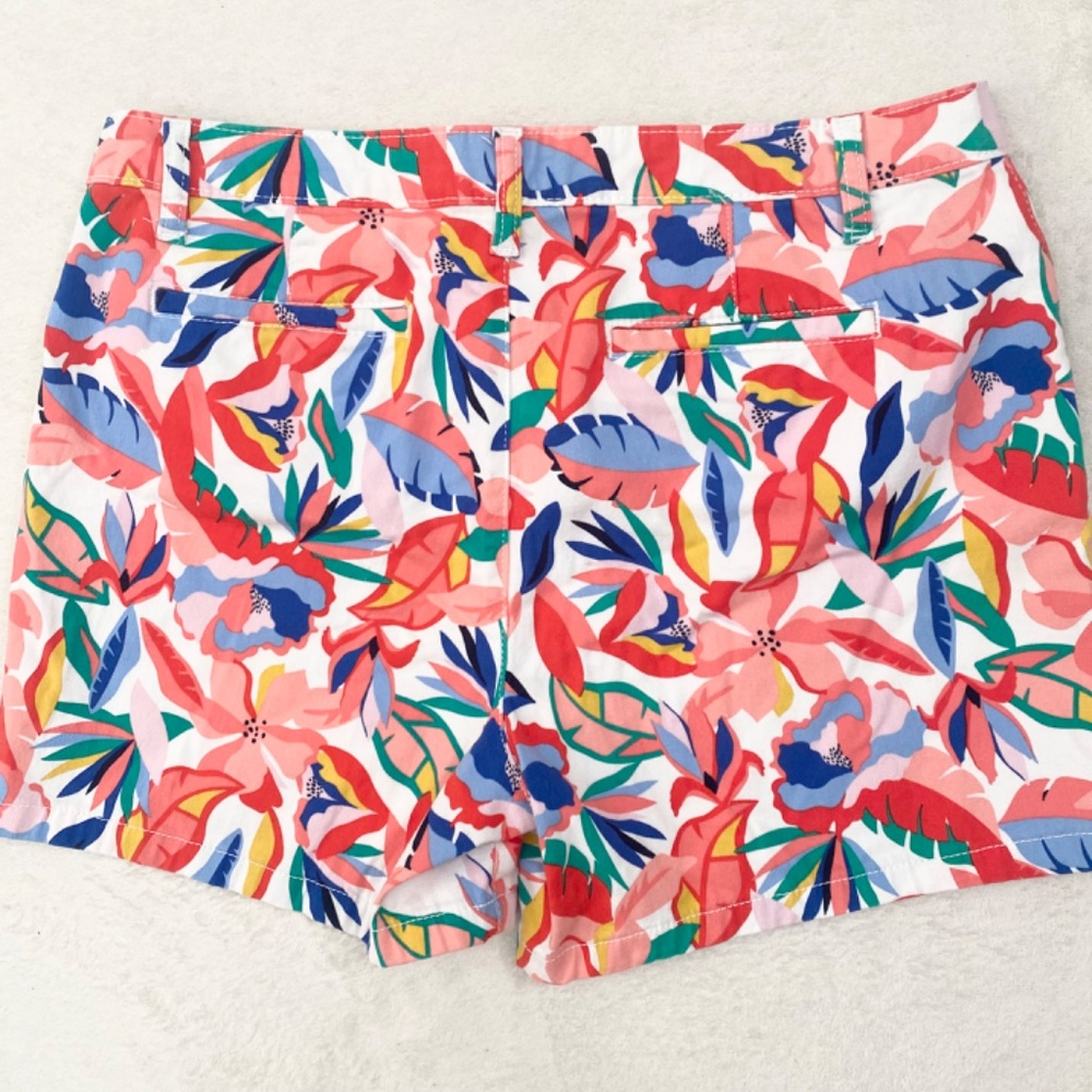 St. John's Bay‎ Mid-Rise Floral Print Shorts Womens 14